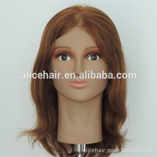 Wholesale price human hair practice training head